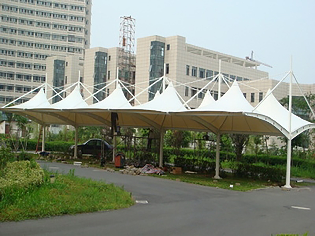 贵州海子宝丰农业开发有限公司停车棚膜结构 贵州海子宝丰农业开发有限公司停车棚膜结构